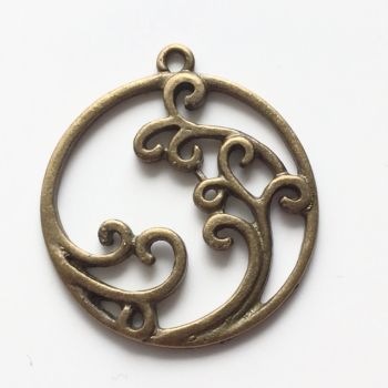 WAVE CIRCLE PENDANT